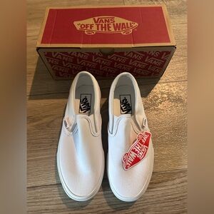 White Vans Slip-ons
